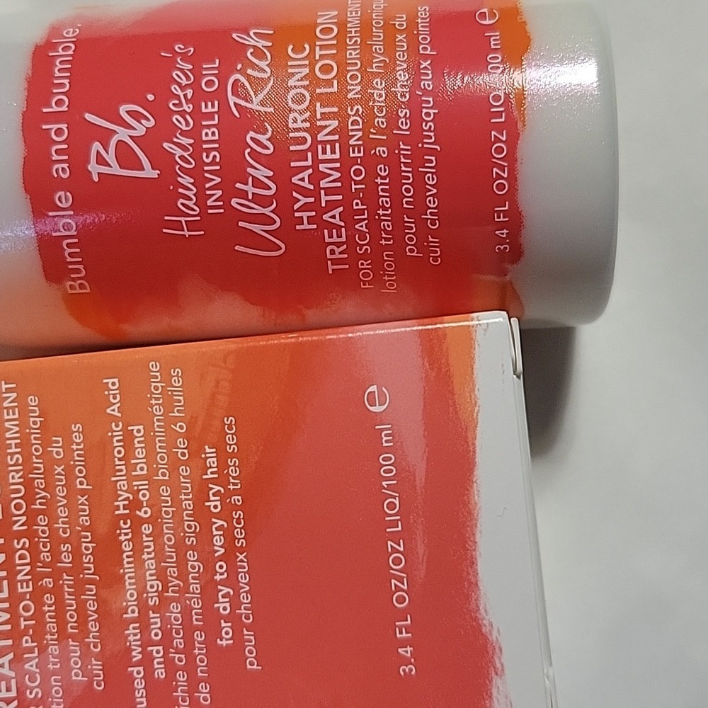 Bumble and Bumble Ultra Rich Hyaluronic Treatment Lotion - NIB - Picture 8 of 9